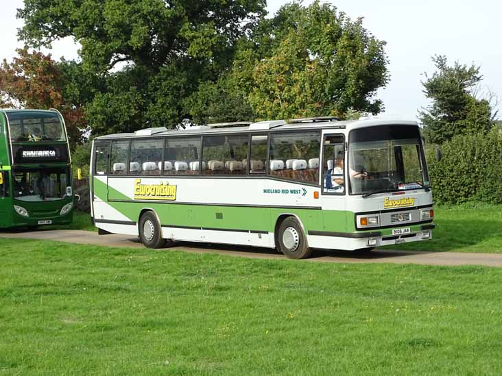 Midland Red West Leyland Tiger Plaxton Paramount 3200 1006 Eurocruising